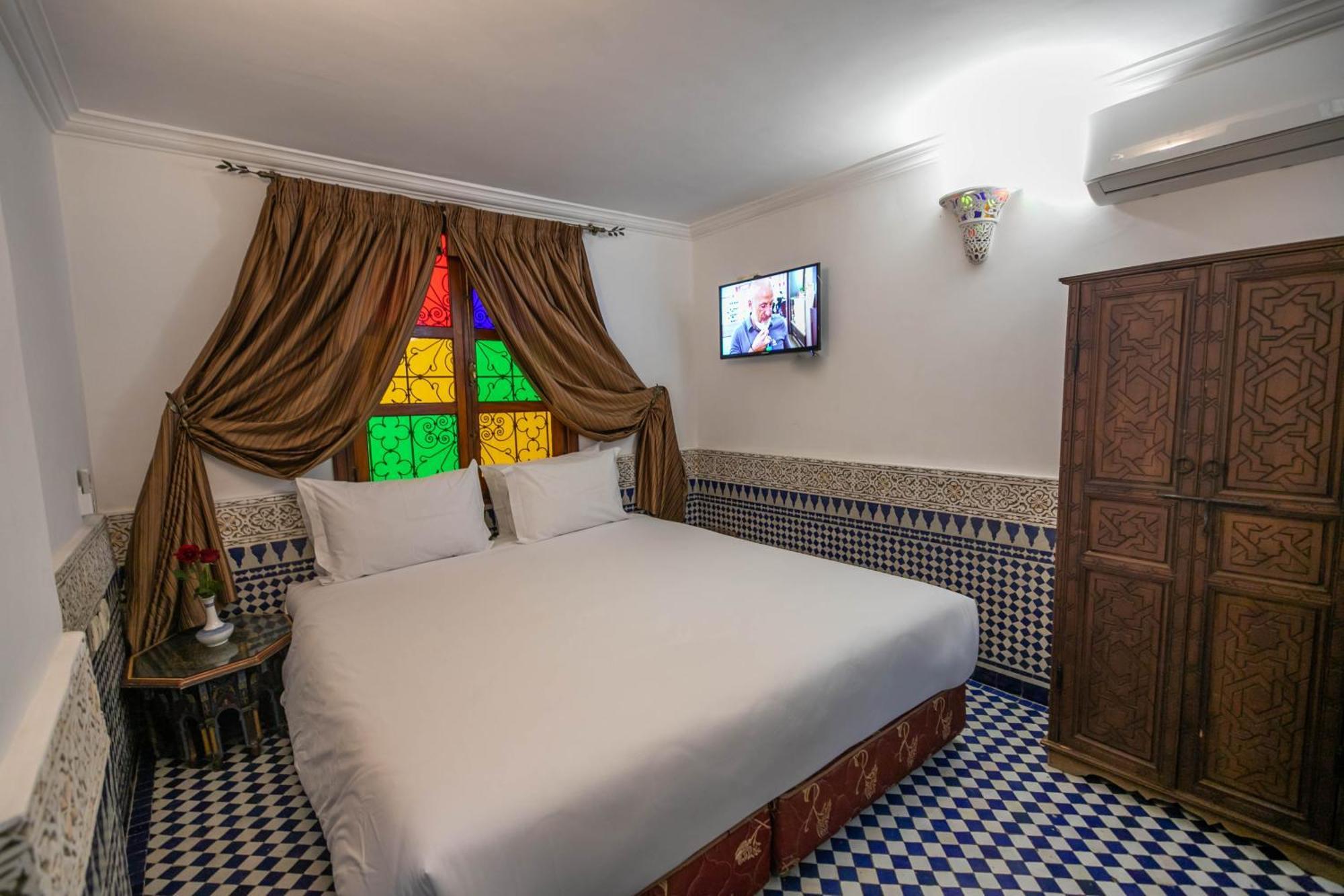 La Perle De La Medina Hotell Fès Rum bild